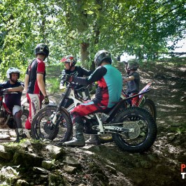 a couple of people that are sitting on a motorcycle