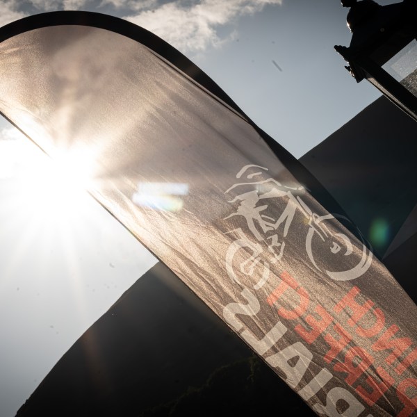 a close up of an umbrella