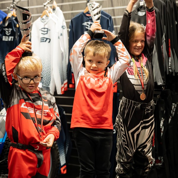 a group of people posing for the camera